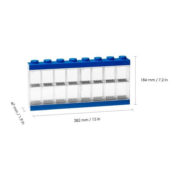 Синя колекционерска кутия за 16 минифигури - LEGO®-image-1