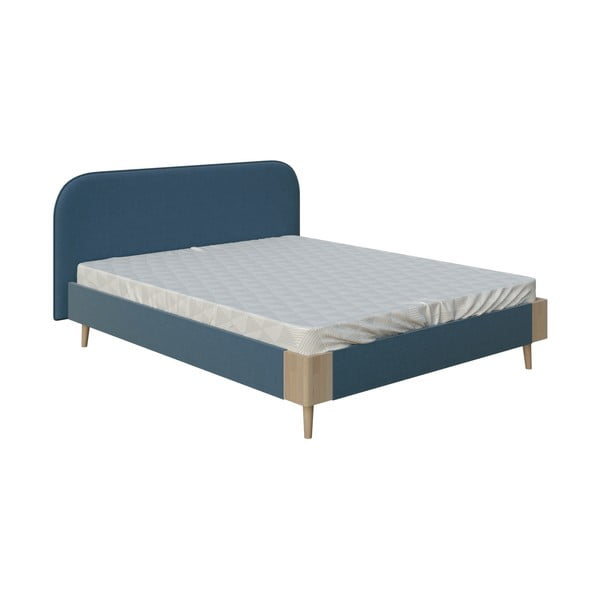 Синьо двойно легло , 180 x 200 cm Lagom Plain Soft - ProSpánek