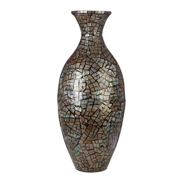 Бамбукова ваза с детайли от миди Crackle Mosaic, височина 65 cm - Premier Housewares