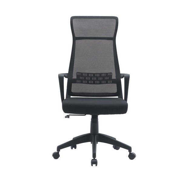 Черен тапициран офис стол Hoboken – Yes Everyday-image-2