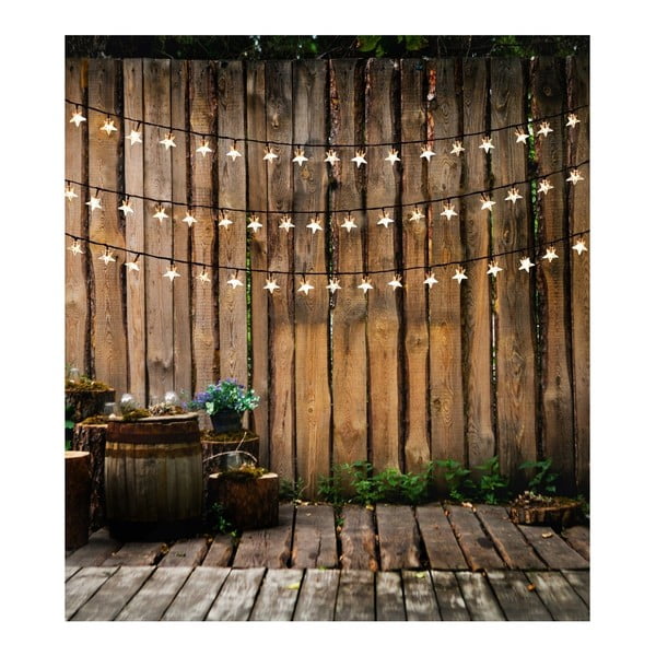 Тъмнозелена LED светлинна верига Star, 100 лампички, дължина 12,5 м - DecoKing-image-3