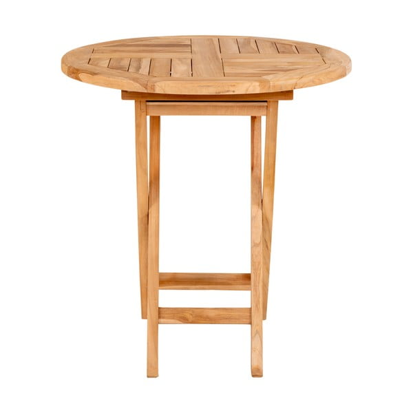 Градинска маса за хранене от тиково дърво, ø 70 cm Oviedo - Bonami Essentials-image-3