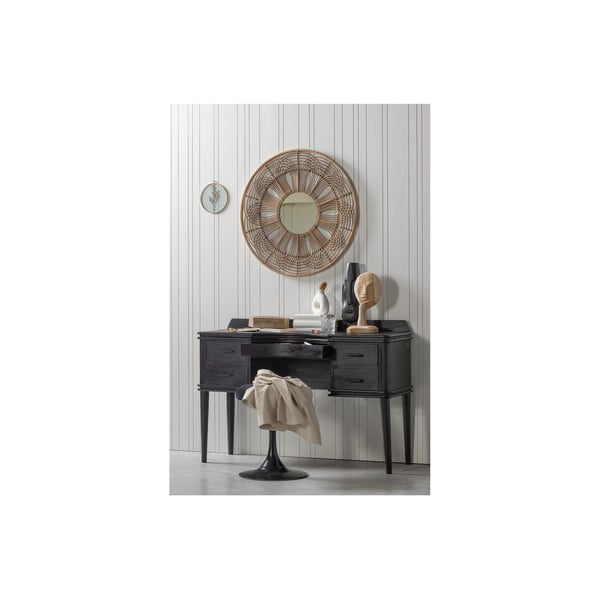 Стенно огледало бамбуково ø 76 cm Obi – WOOOD-image-1