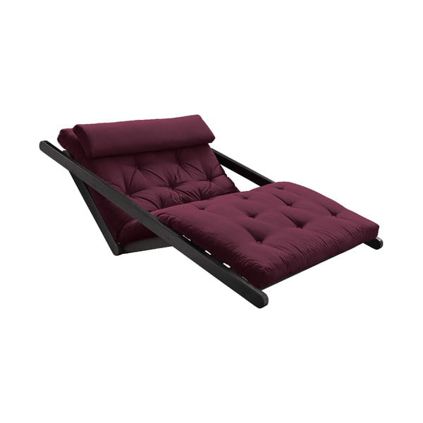 Двуместен променлив стол за отдих Figo Black/Bordeaux - Karup Design