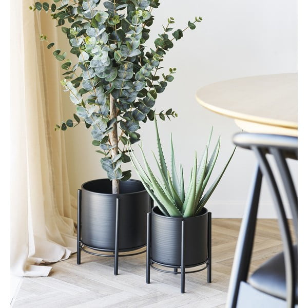 Метални кашпи в комплект от 2 бр. Svarta – House Nordic-image-1