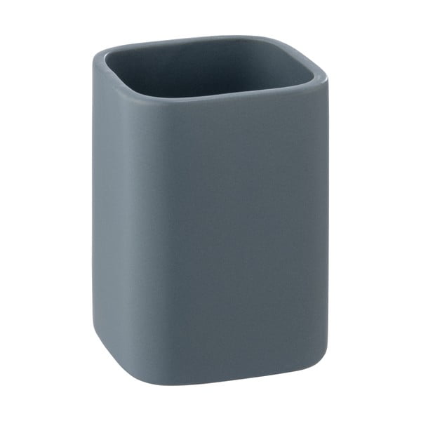 Синя керамична чаша за четки за зъби Hexa - Wenko