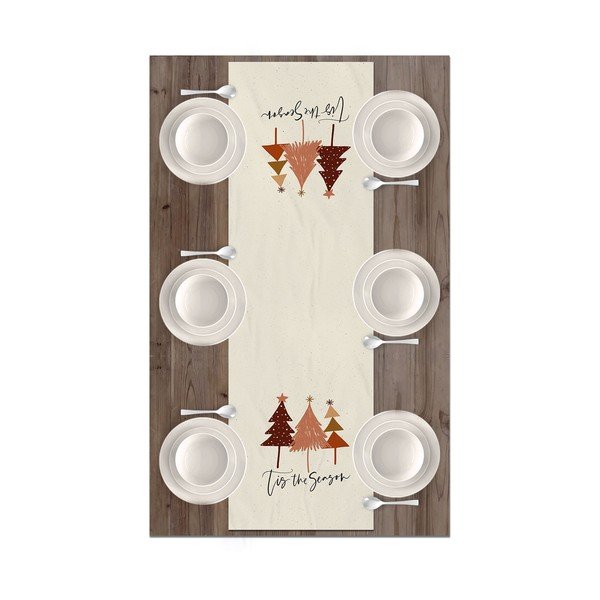 Покривка за маса с коледен мотив 40x140 cm - Kate Louise-image-2