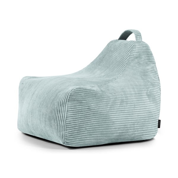 Детски пуф от рипсено кадифе в цвят мента Game Amuse – SLOWDOWN