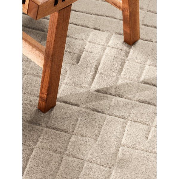 Бежов вълнен кръгъл килим ø 160 cm Kenso – Villeroy&Boch-image-3