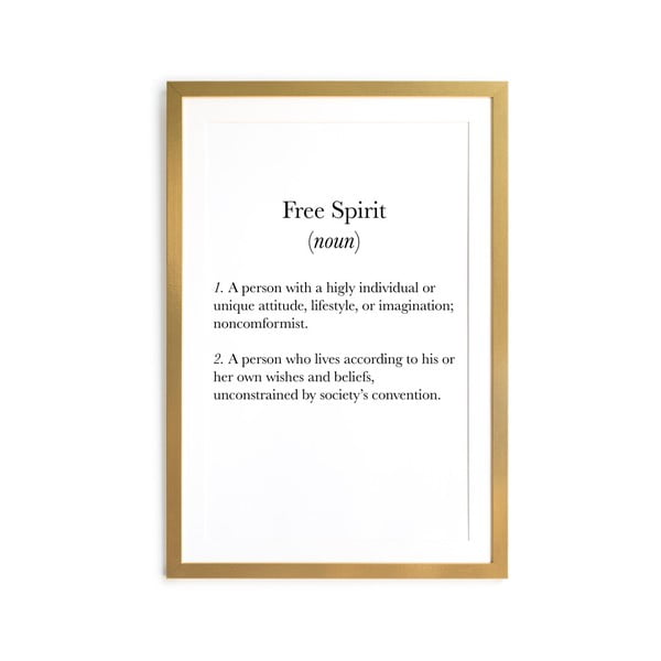 Постер в рамка Free Spirit, 40 x 60 cm - Really Nice Things