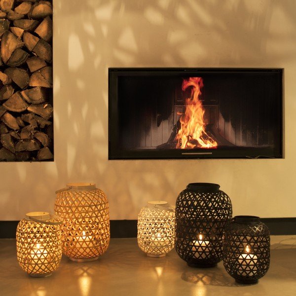 Černá lucerna Present Time Lattice, výška 27 cm-image-3