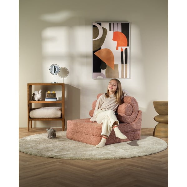 Розов детски стол от букле Flipster – Wigiwama-image-3