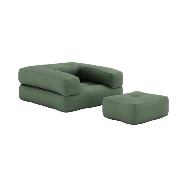Променливо кресло Olive Green Cube - Karup Design