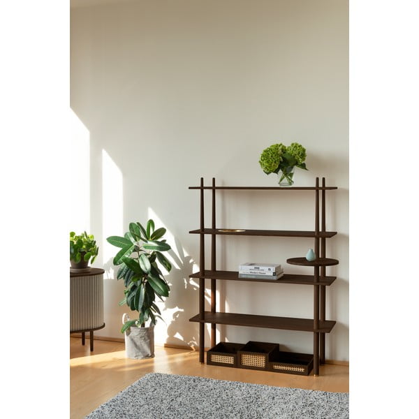 Кафява модулна система от рафтове от дъб 110x148 cm Stories - UMAGE-image-1