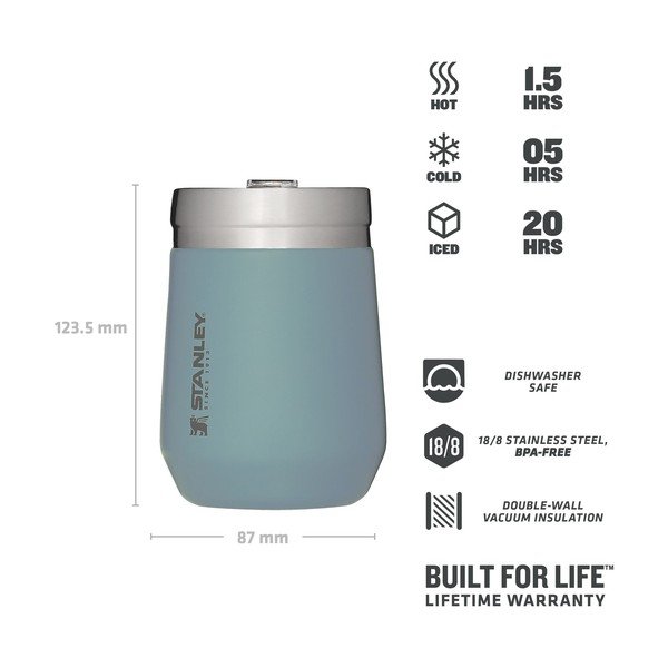 Зелена термочаша 290 ml - Stanley-image-3