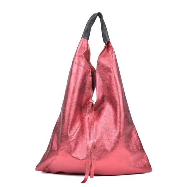 Червена кожена чанта Beata - Isabella Rhea
