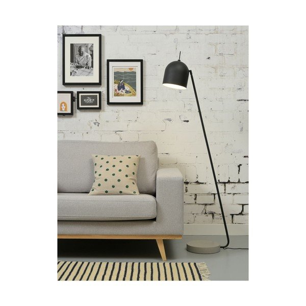 Черна свободностояща лампа с бетонна основа Madrid - it's about RoMi-image-4