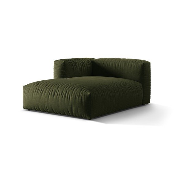 Зелен модул за диван (ляв ъгъл) Martina – Micadoni Home-image-1