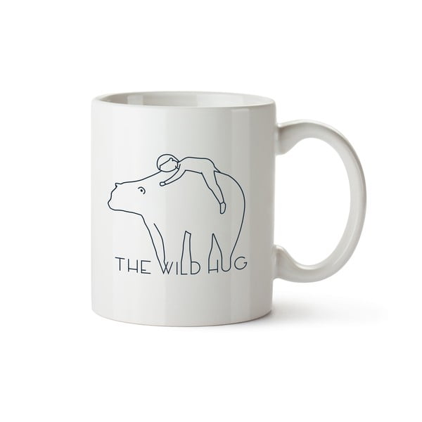 Бяла керамична чаша , 370 ml The Wild Hug - The Wild Hug