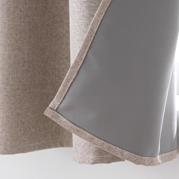 Кафява затъмняващa завеса 140x180 cm Crepuscule – douceur d'intérieur-image-3