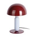 Бордо/светлосиня метална настолна лампа (височина 30 cm) Firenze round – Leitmotiv