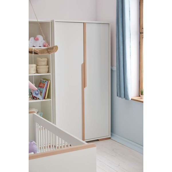 Бял детски гардероб , 98 x 195 cm Snap - Pinio-image-1