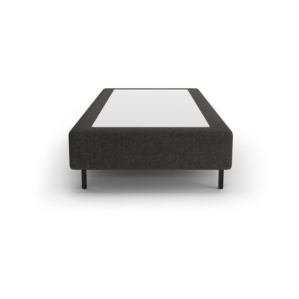 Черно тапицирано единично легло без табла 90x200 cm Whale – Micadoni -image-2