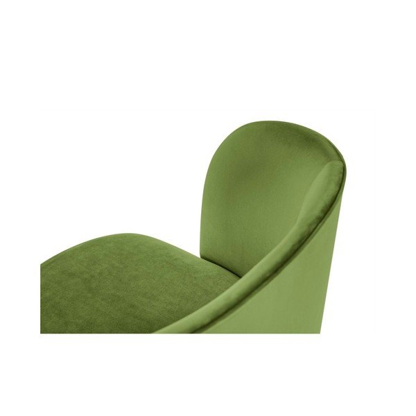 Зелен трапезен стол с кадифена тапицерия Aurora - Windsor & Co Sofas-image-3