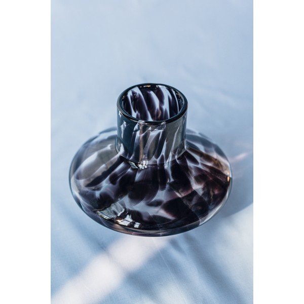 Кафява стъклена ръчна изработка ваза (височина 28 cm) Glom – noo.ma-image-3