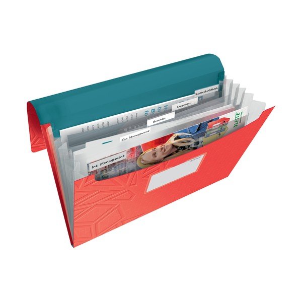 Червено куфарче с отделения UrbanChic - Leitz-image-1