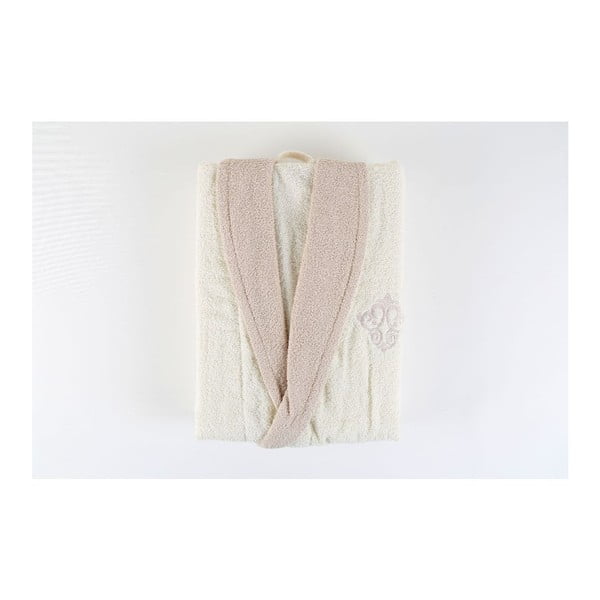 Бежов халат за баня от 100% памук Greg, размер 4 мм. M/L - Mijolnir-image-1