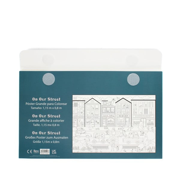 Картинки за оцветяване On Our Street – Rex London-image-3