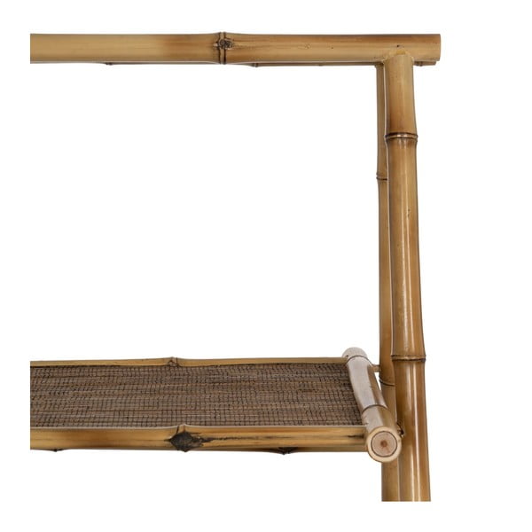 Бамбуков стелаж в естествен цвят 48x100x45 cm Manali – Ixia-image-2