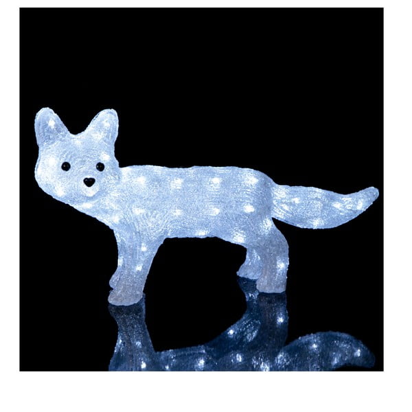 Svítící dekorace Fox, výška 30 cm