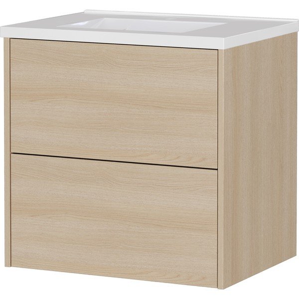 Стенен шкаф за мивка от декор от дъб  в естествен цвят 61x61 cm Bodera – Germania