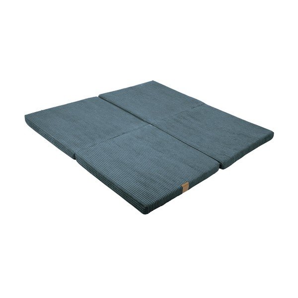 Тюркоазено детско килимче за игра 120x120 cm – Meowbaby