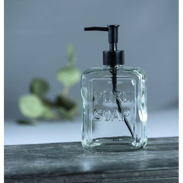 Стъклен дозатор за сапун Pure - Wenko-image-1