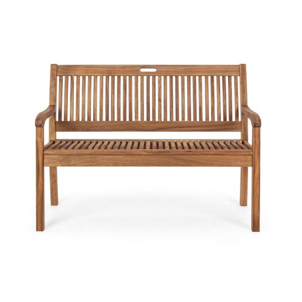 Градинска пейка от масивно дърво в естествен цвят Noemi – Bizzotto