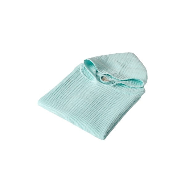 Муселиново детско пончо в цвят мента Juno – Foutastic