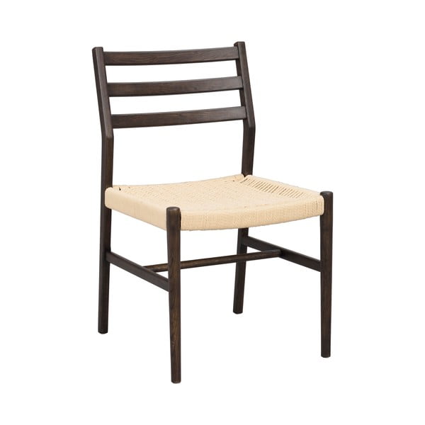 Трапезни столове в комплект от 2 бр. естествени/тъмнокафяви Harlan – Rowico