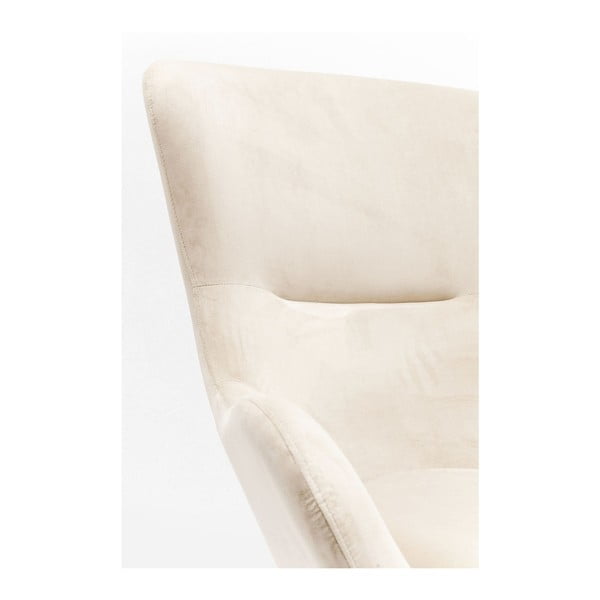 Бял люлеещ се фотьойл Oslo - Kare Design-image-4