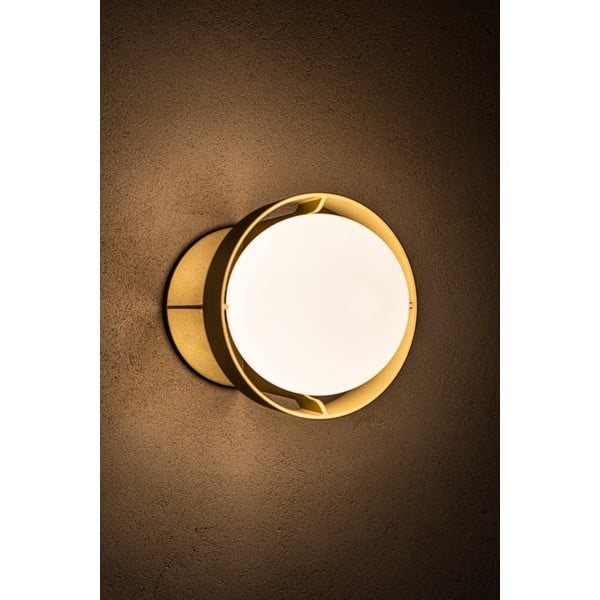 Затъмняваща се стенна лампа в златист цвят Loop – tala-image-3