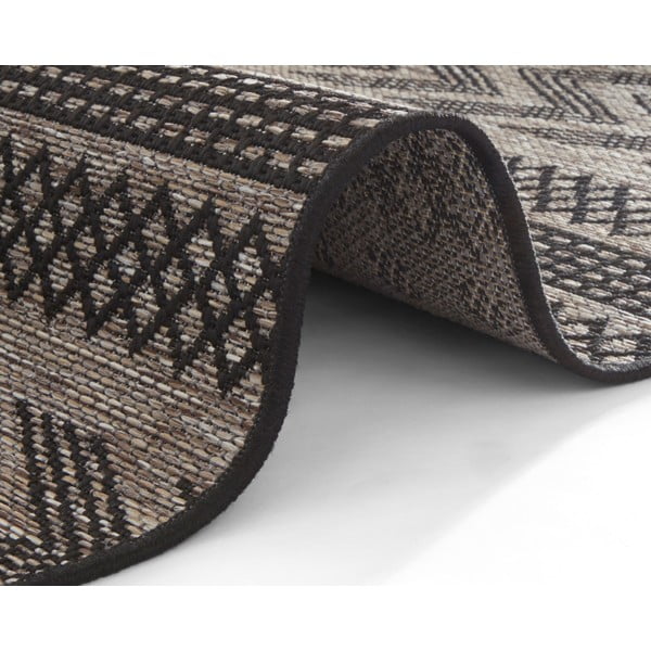 Черно-бежов килим на открито , 200 x 290 cm Sidon - NORTHRUGS-image-3
