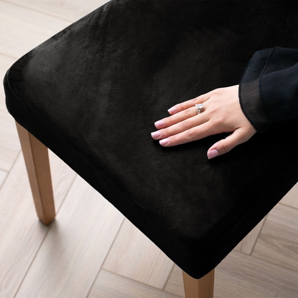 Черно ластично покривало за стол 48 cm Sento – Restilo-image-1