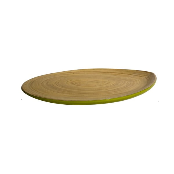 Bambusový talíř Apero Plate, zelený