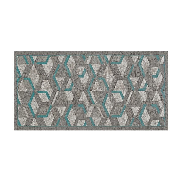 Сиво-синя покривка , 55 x 115 cm Hypnotik - Floorita-image-2