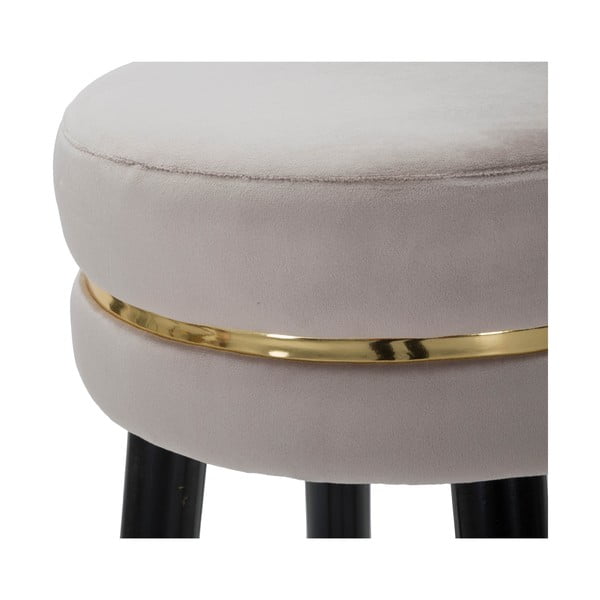 Светлосив тапициран бар стол (височина на седалката 74 cm) Paris – Mauro Ferretti-image-3