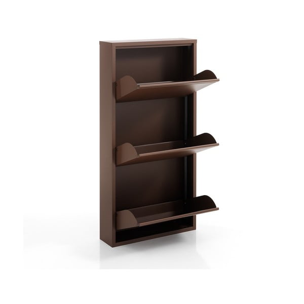 Кафяв стенен шкаф за обувки, височина 103 cm Sandy - Tomasucci-image-2