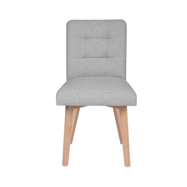 Светлосив трапезен стол Tulip - Mazzini Sofas