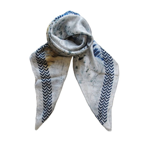 Vlněný šátek s kašmírem Lanima, 130x130 cm